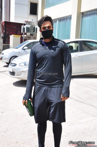 Vaishnav-Tej-At-Gym-In-Hyderabad-1